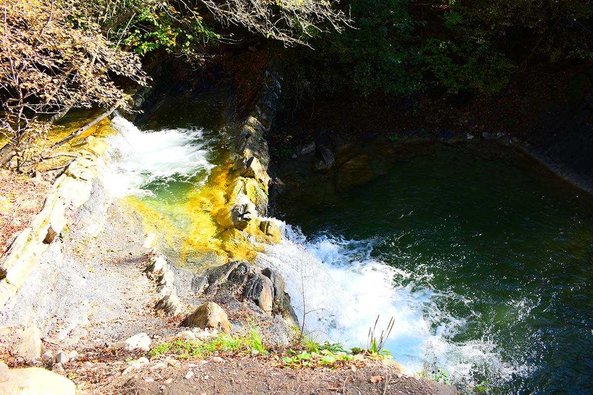 Водопад Нижний реки Жане